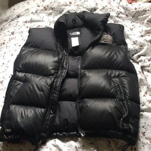 NORTH FACE XS black vest